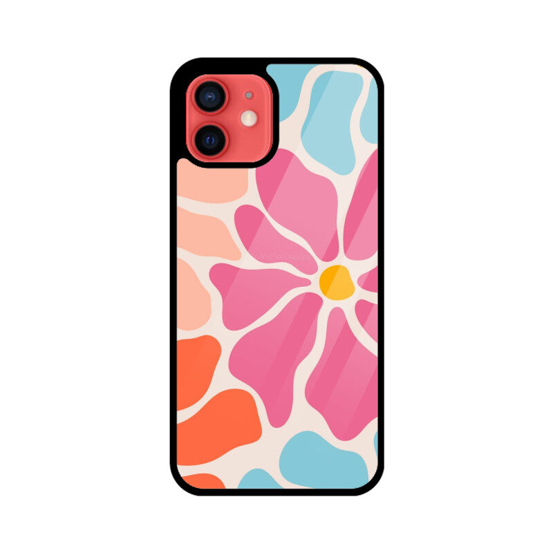 Pastel Bloom Aesthetic Glass Case
