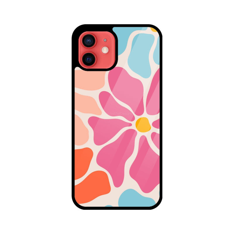 Pastel Bloom Aesthetic Glass Case