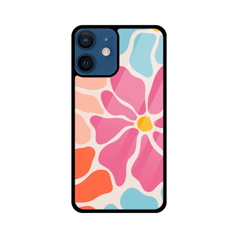 Pastel Bloom Aesthetic Glass Case