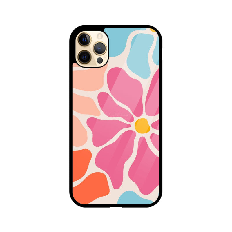 Pastel Bloom Aesthetic Glass Case
