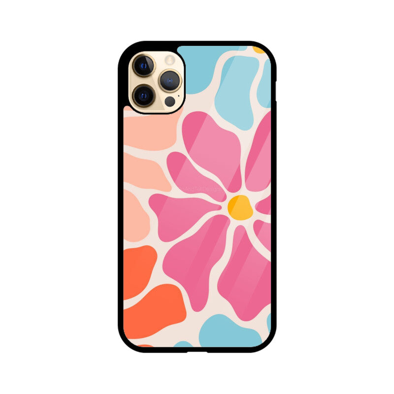 Pastel Bloom Aesthetic Glass Case