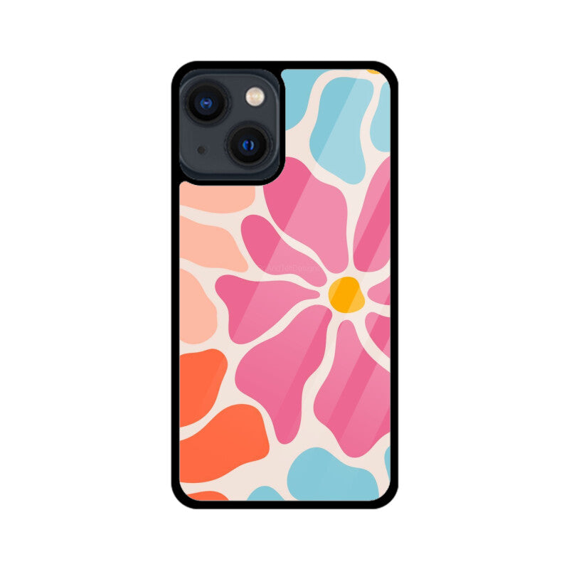 Pastel Bloom Aesthetic Glass Case