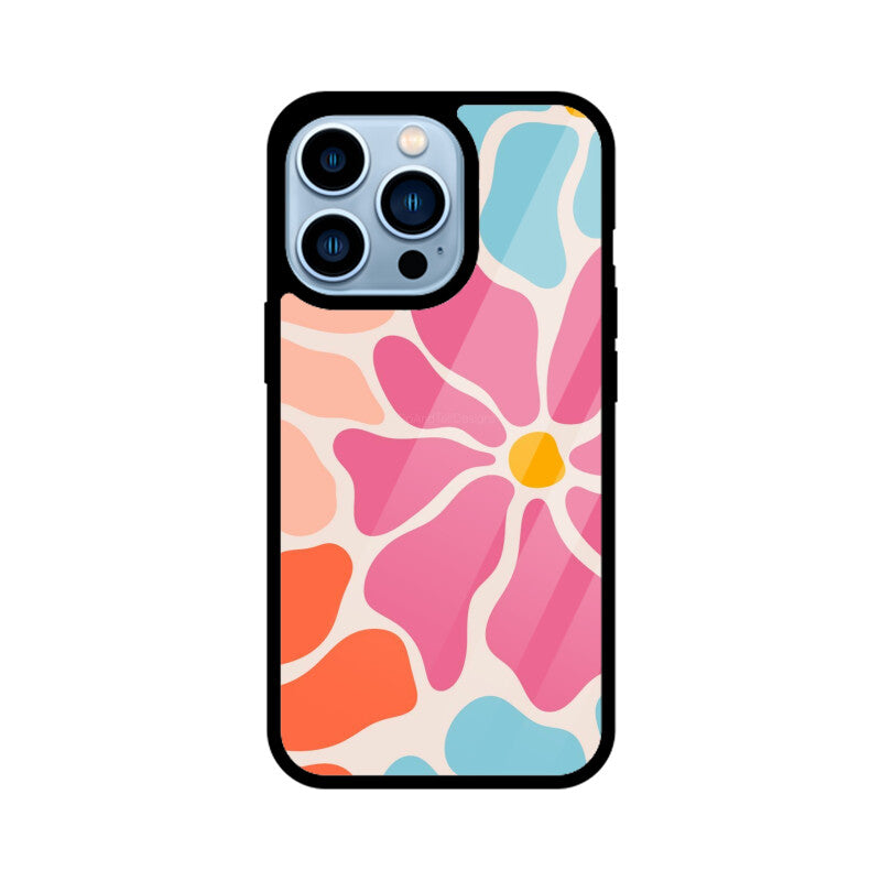 Pastel Bloom Aesthetic Glass Case