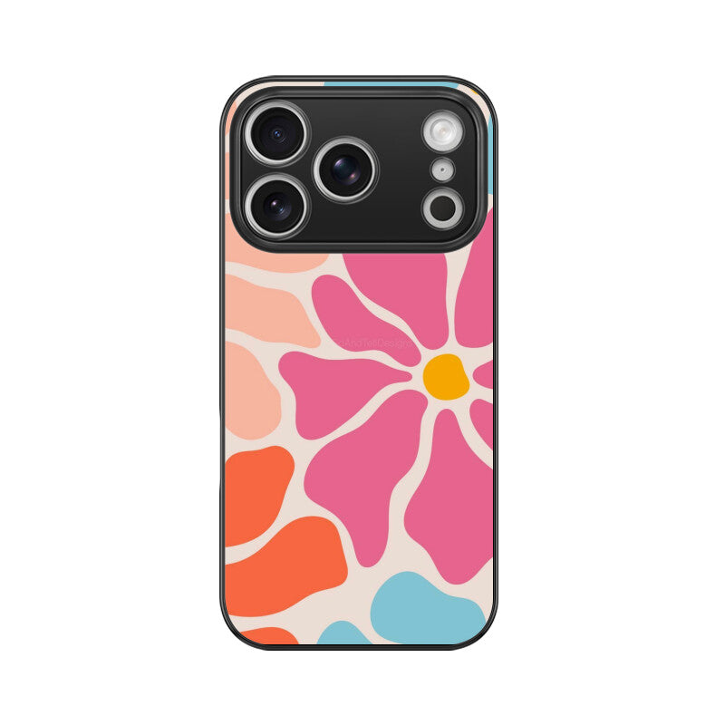 Pastel Bloom Aesthetic Glass Case