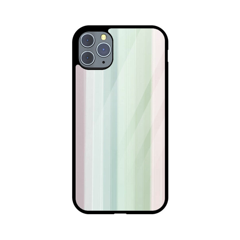 Muted Gradient Lines Glass Case