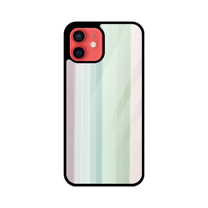 Muted Gradient Lines Glass Case