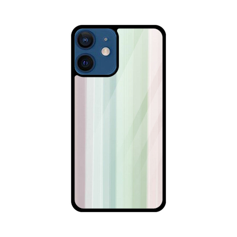 Muted Gradient Lines Glass Case