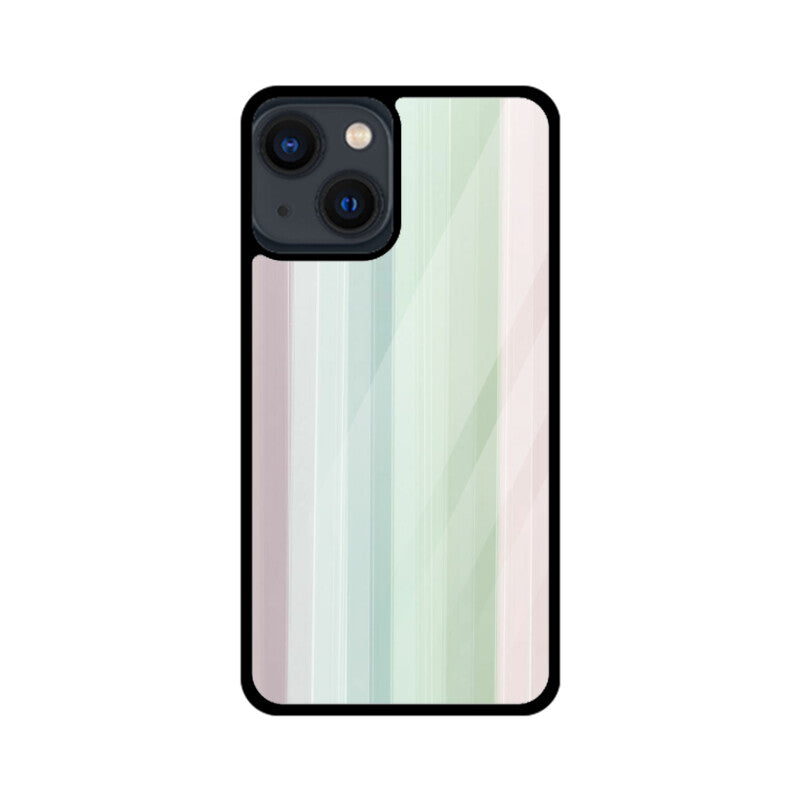 Muted Gradient Lines Glass Case