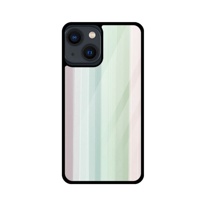 Muted Gradient Lines Glass Case