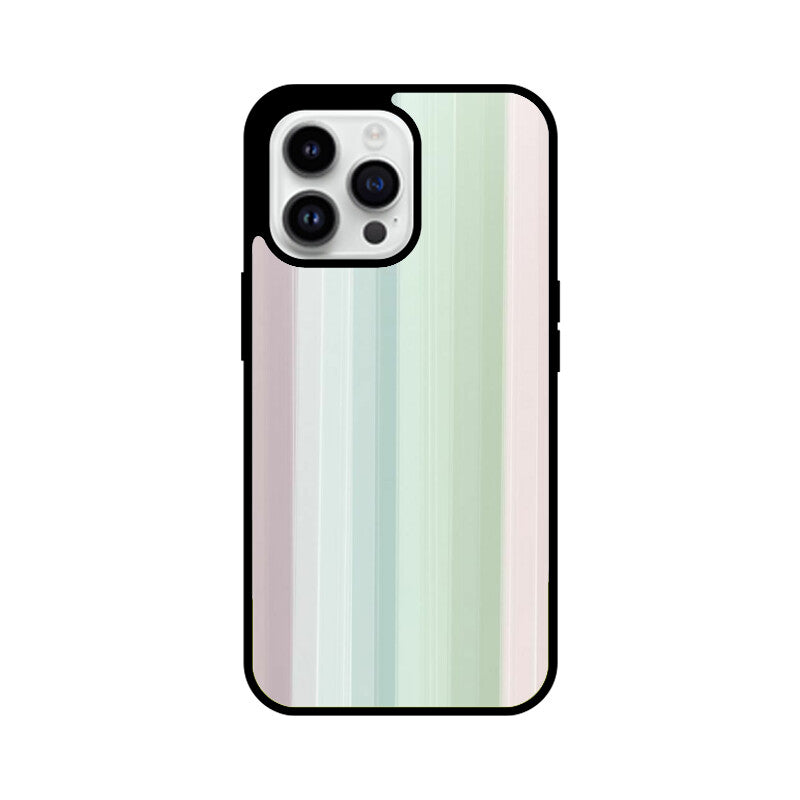 Muted Gradient Lines Glass Case