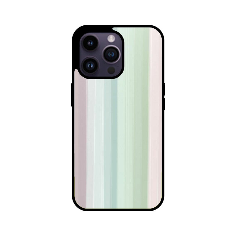 Muted Gradient Lines Glass Case
