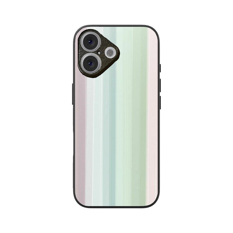 Muted Gradient Lines Glass Case