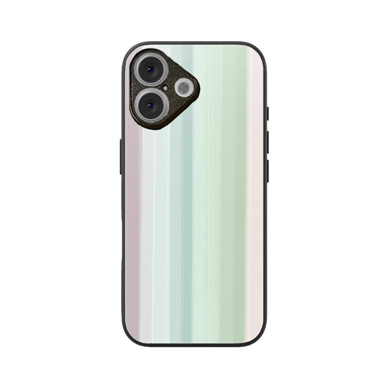 Muted Gradient Lines Glass Case