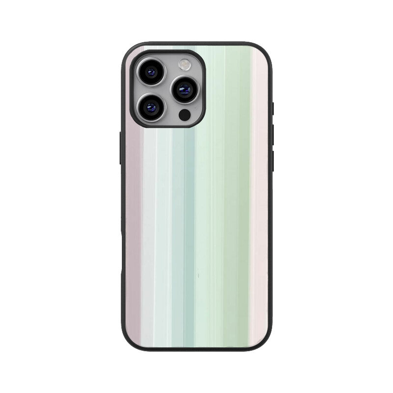 Muted Gradient Lines Glass Case