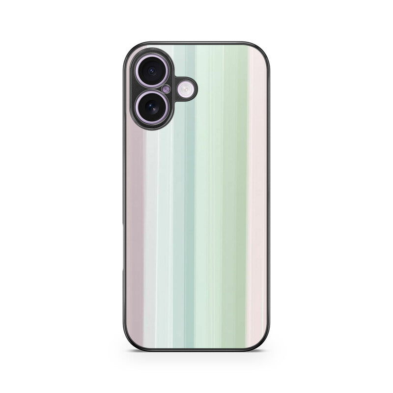 Muted Gradient Lines Glass Case