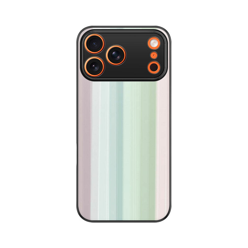 Muted Gradient Lines Glass Case
