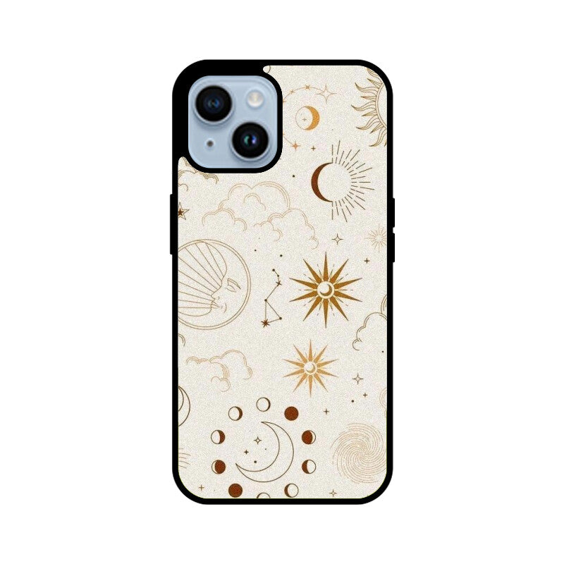 Celestial Sun Moon Glass Case