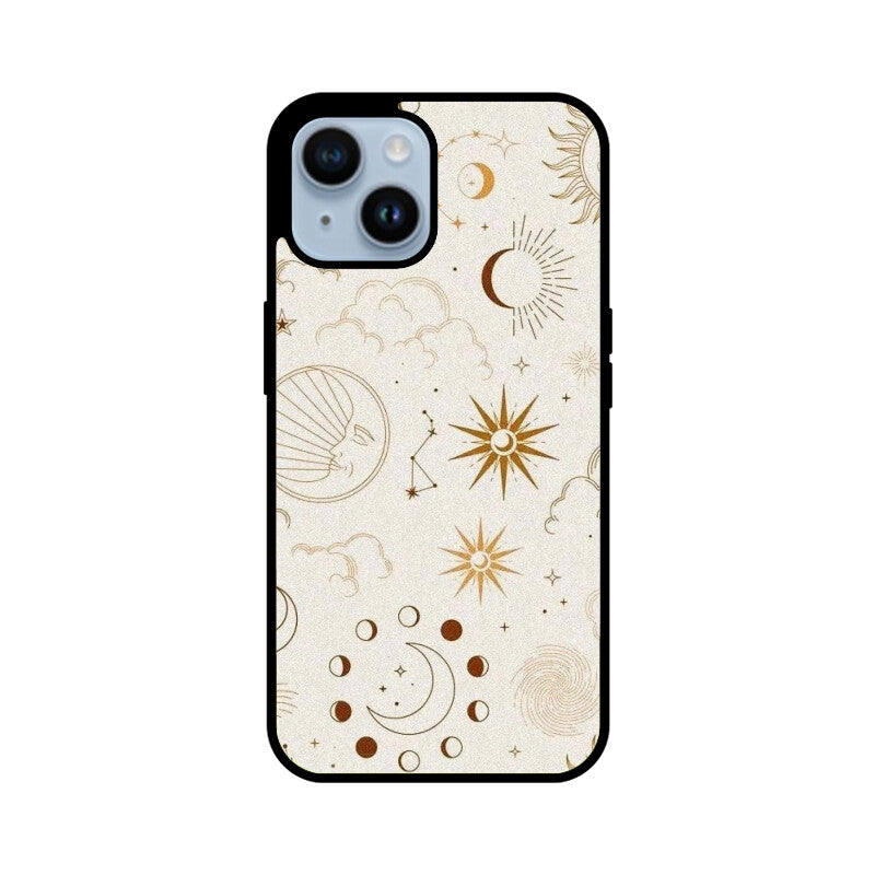 Celestial Sun Moon Glass Case