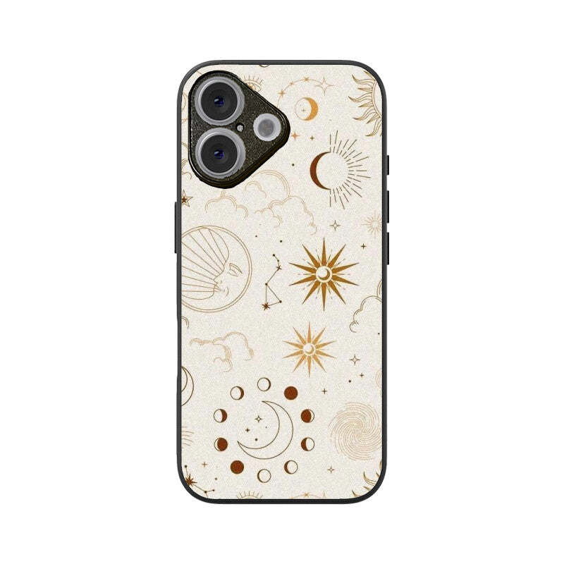 Celestial Sun Moon Glass Case