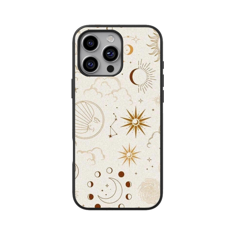 Celestial Sun Moon Glass Case