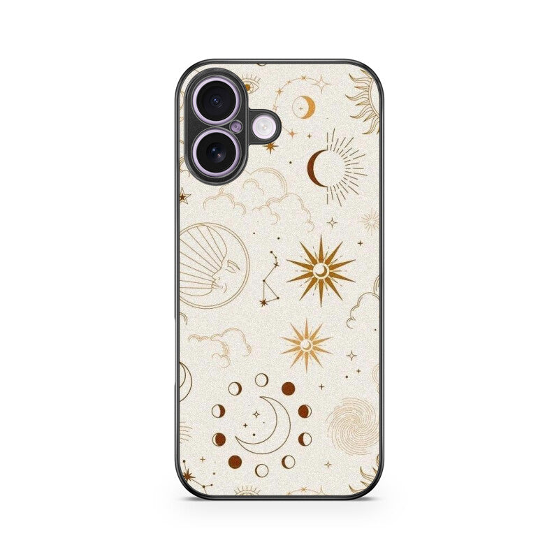 Celestial Sun Moon Glass Case