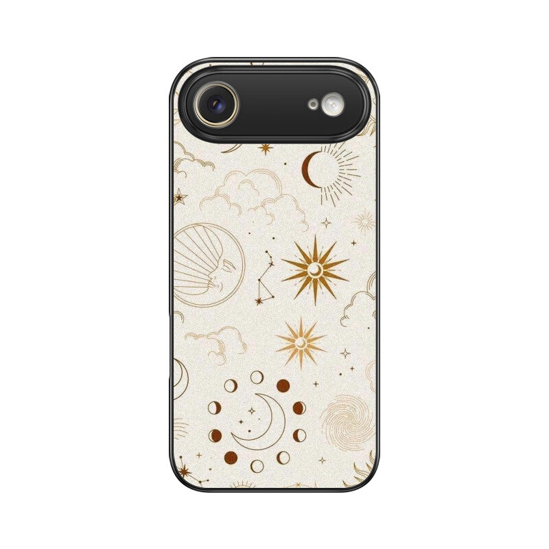 Celestial Sun Moon Glass Case