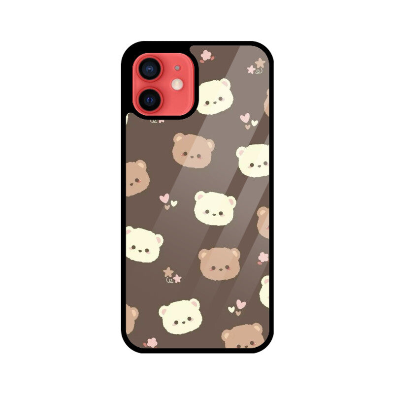Kawaii Teddy Bear Glass Case