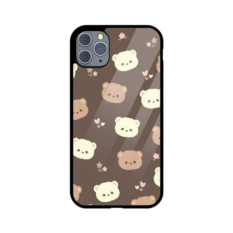 Kawaii Teddy Bear Glass Case