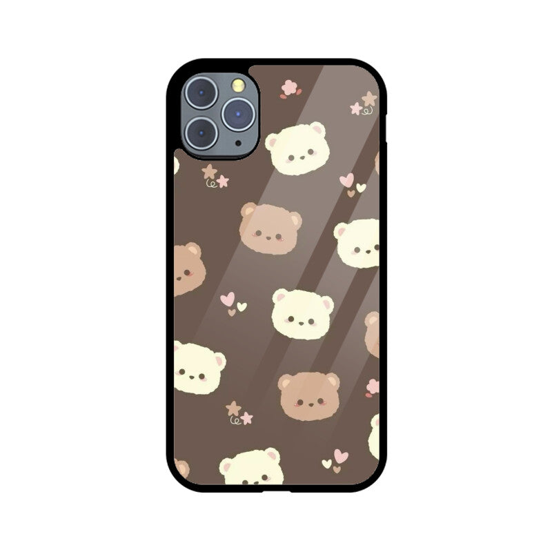 Kawaii Teddy Bear Glass Case