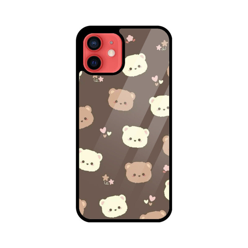 Kawaii Teddy Bear Glass Case