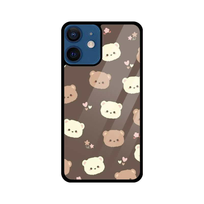 Kawaii Teddy Bear Glass Case