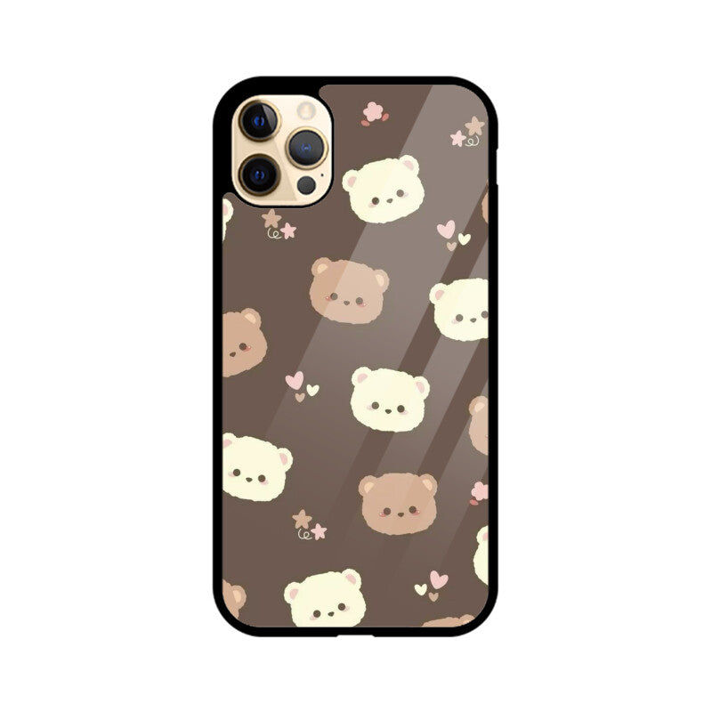 Kawaii Teddy Bear Glass Case
