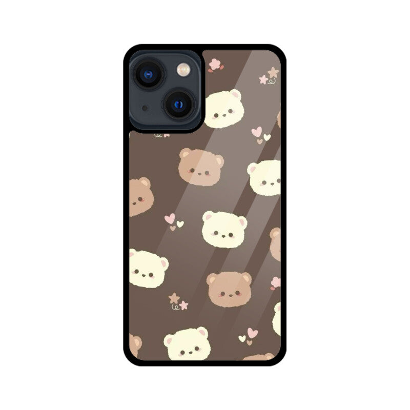 Kawaii Teddy Bear Glass Case