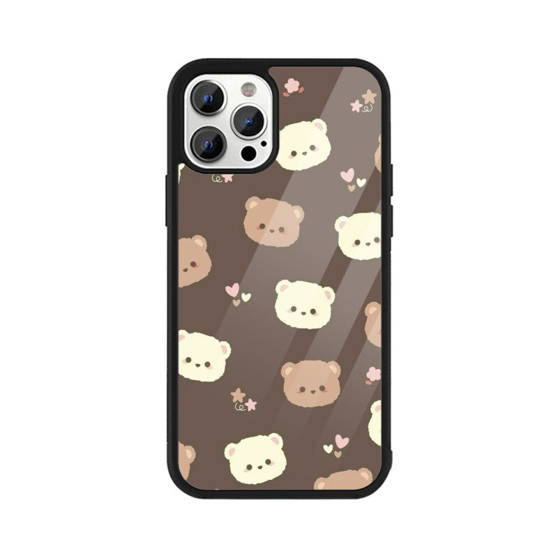 Kawaii Teddy Bear Glass Case