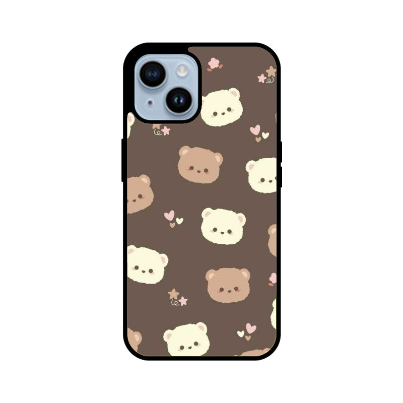 Kawaii Teddy Bear Glass Case