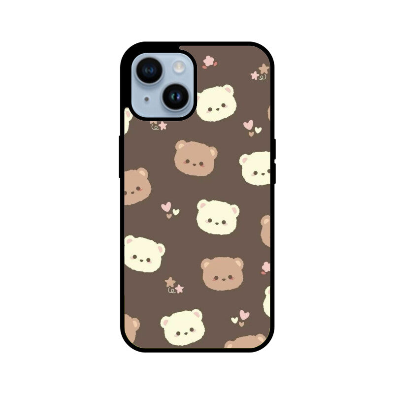 Kawaii Teddy Bear Glass Case