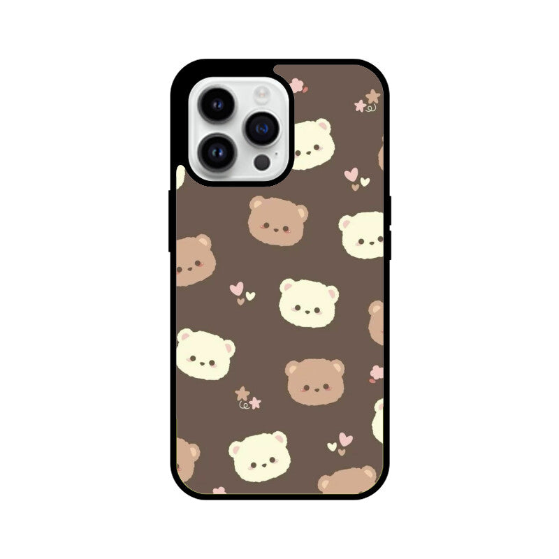 Kawaii Teddy Bear Glass Case