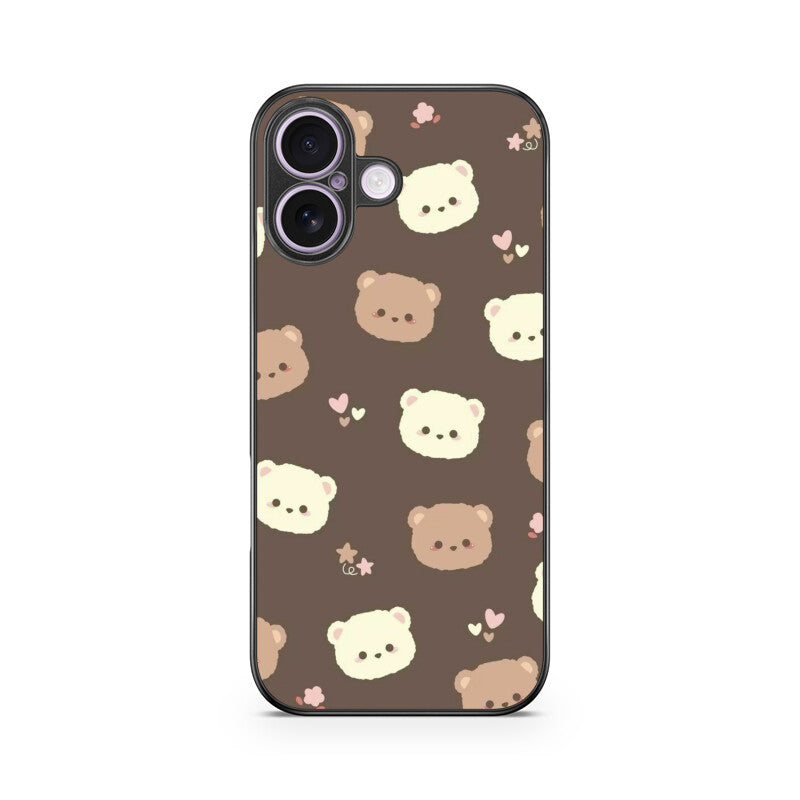 Kawaii Teddy Bear Glass Case
