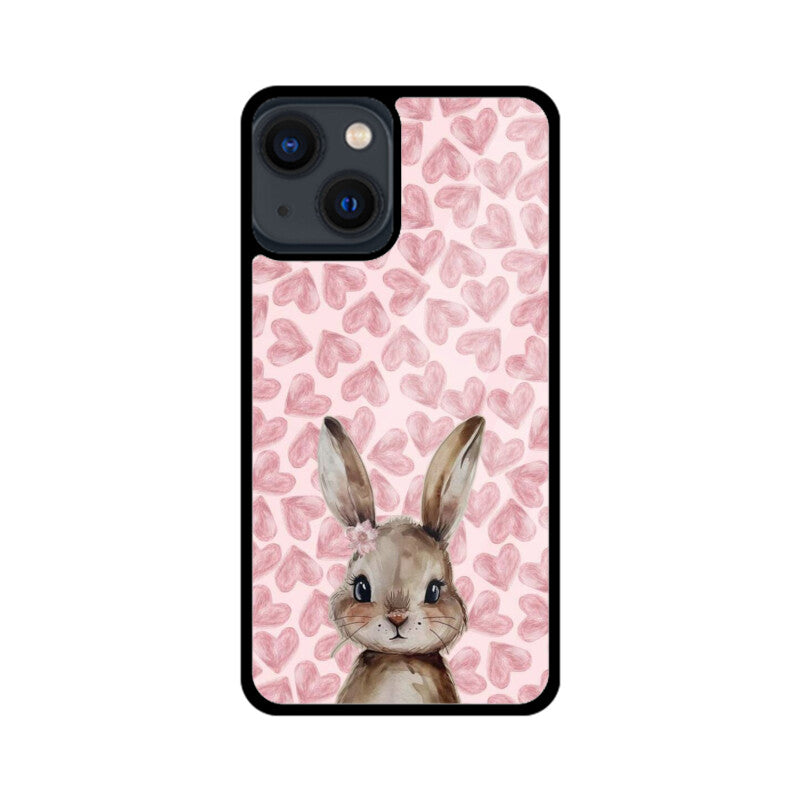 Blush Bunny Love Glass Case