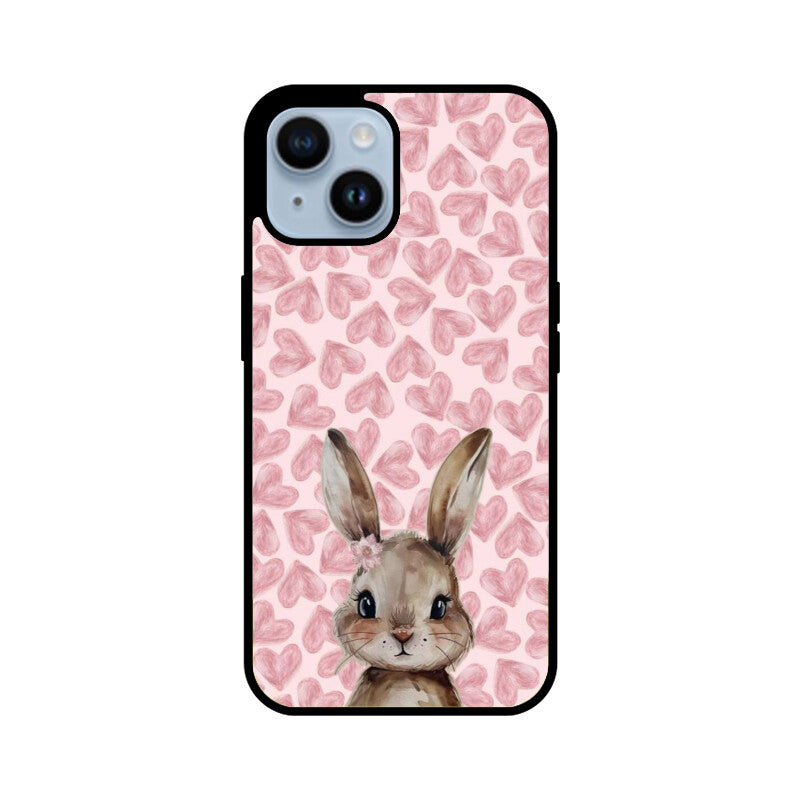 Blush Bunny Love Glass Case