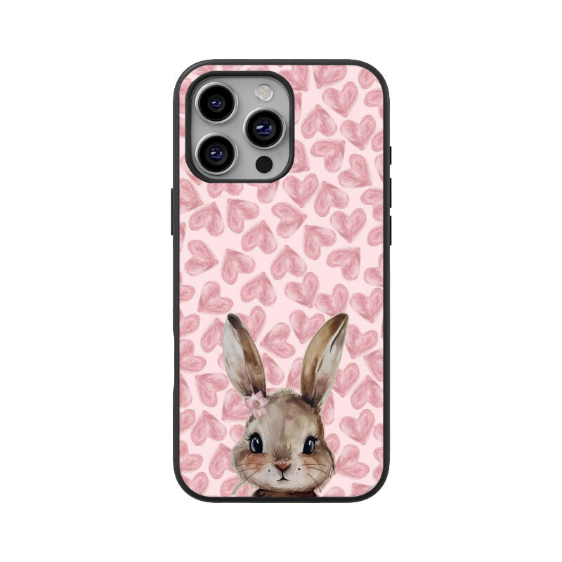 Blush Bunny Love Glass Case
