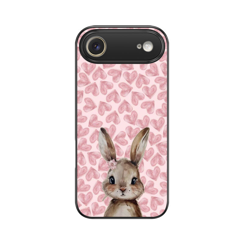 Blush Bunny Love Glass Case
