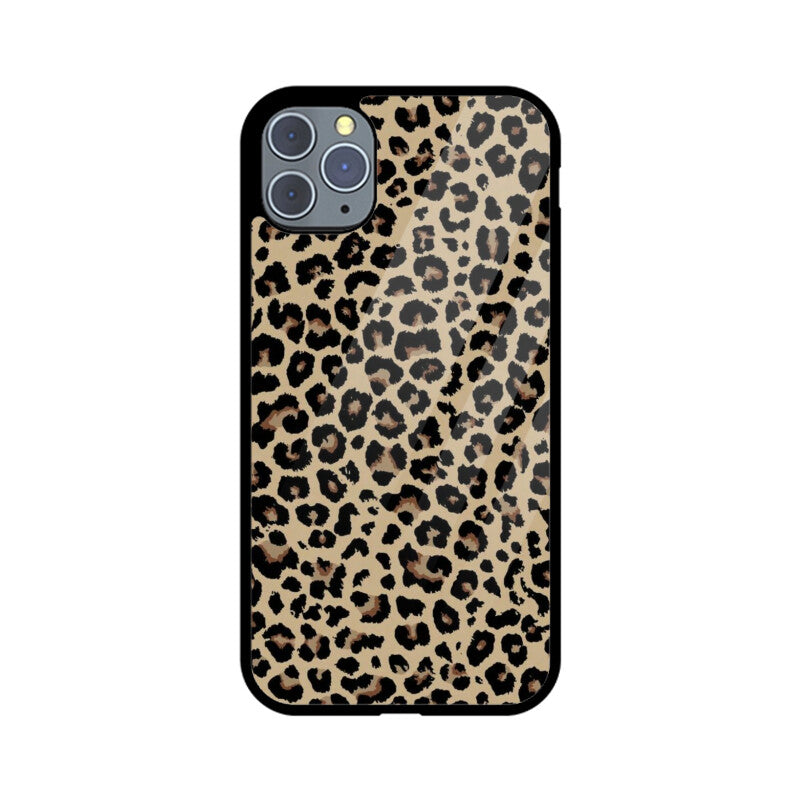 Classic Leopard Animal Print Glass Case
