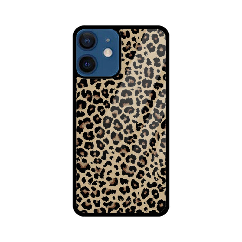 Classic Leopard Animal Print Glass Case