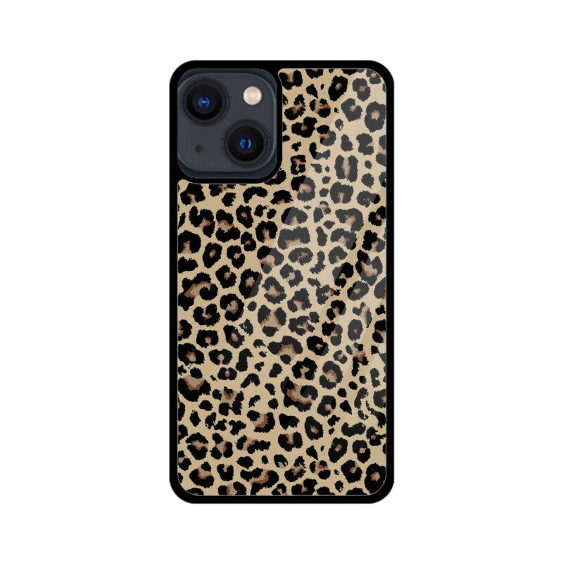 Classic Leopard Animal Print Glass Case