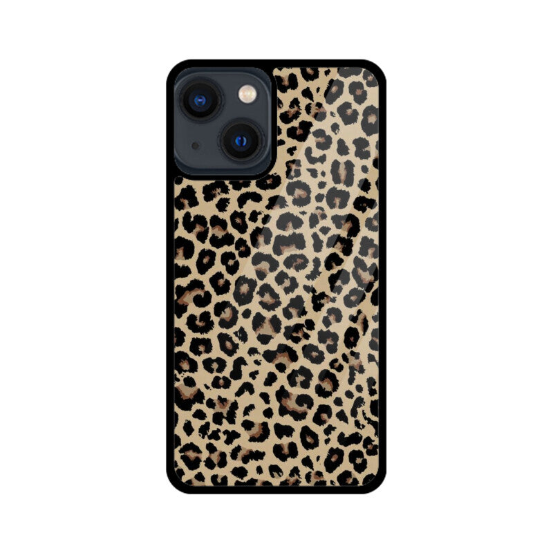 Classic Leopard Animal Print Glass Case