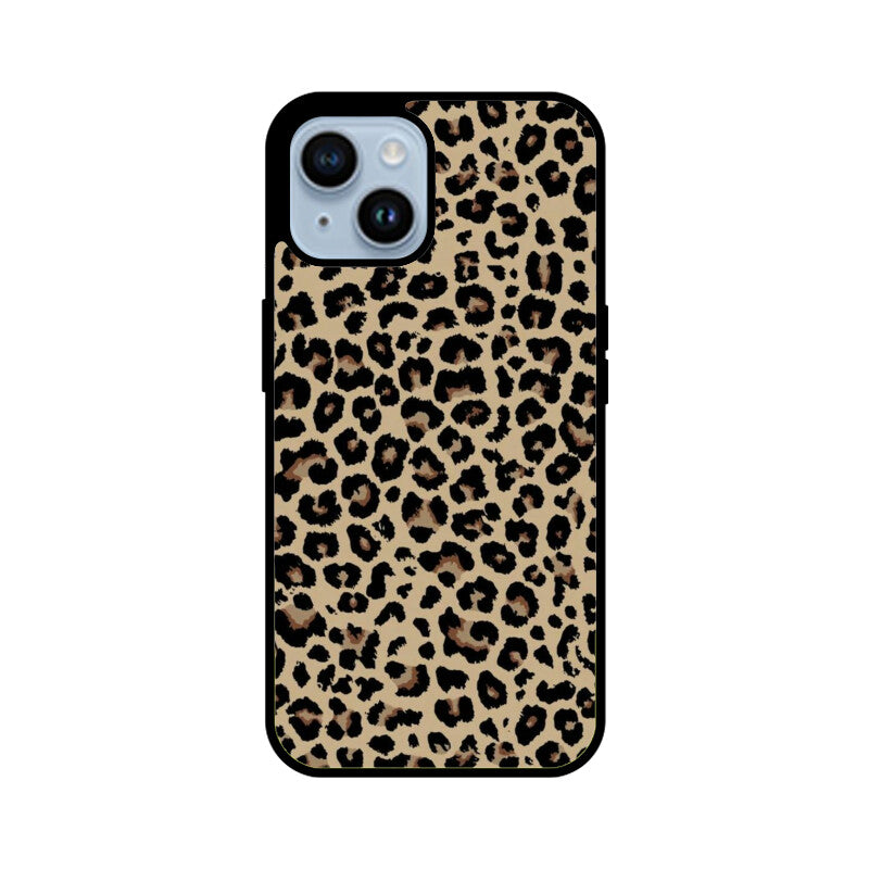 Classic Leopard Animal Print Glass Case