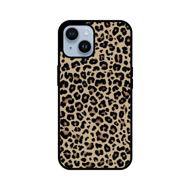 Classic Leopard Animal Print Glass Case
