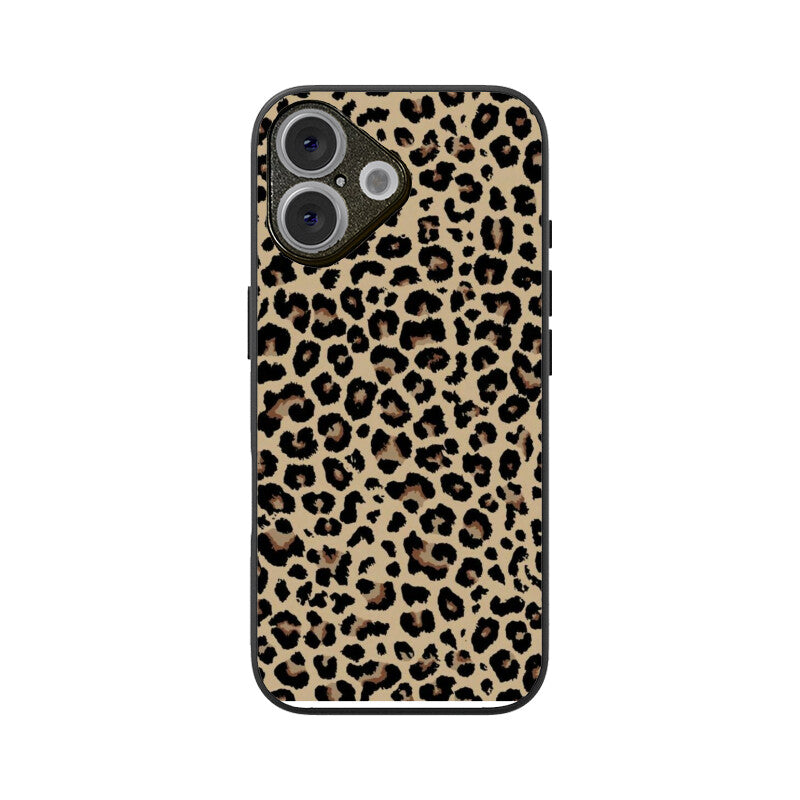 Classic Leopard Animal Print Glass Case