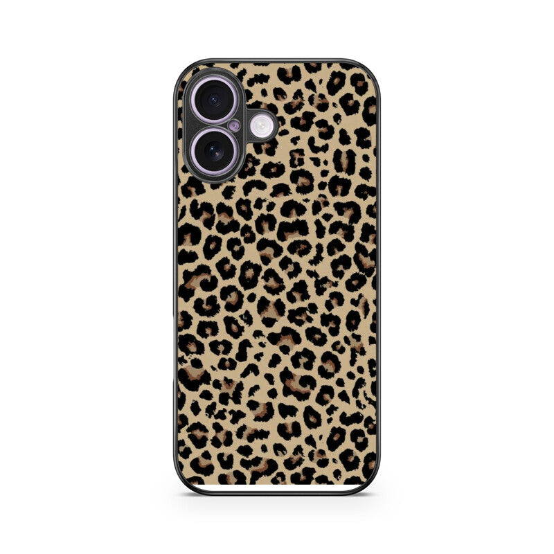 Classic Leopard Animal Print Glass Case
